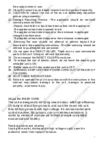 Предварительный просмотр 8 страницы Telco IK609-13WB Instructions For Use Manual