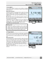 Preview for 11 page of Telco KE2500 Operating Manual