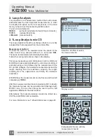 Preview for 14 page of Telco KE2500 Operating Manual