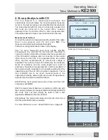 Preview for 15 page of Telco KE2500 Operating Manual