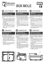 Предварительный просмотр 1 страницы Telcoma Automations BOX MOLE Manual