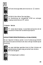 Предварительный просмотр 49 страницы Telcoma Automations EDGE20 Operation And Programming Instructions