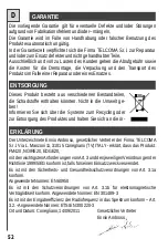 Предварительный просмотр 52 страницы Telcoma Automations EDGE20 Operation And Programming Instructions