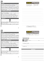 Preview for 21 page of Telcoma Automations FM 400 Operating Handbook