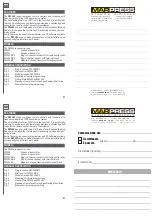 Preview for 31 page of Telcoma Automations FM 400 Operating Handbook