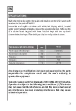 Предварительный просмотр 3 страницы Telcoma Automations FM420U Operating And Programming Instructions