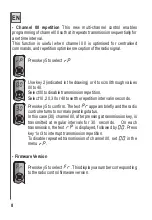 Предварительный просмотр 8 страницы Telcoma Automations FM420U Operating And Programming Instructions