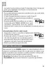 Preview for 11 page of Telcoma Automations NOIRE 2 Operating Handbook