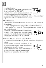 Preview for 19 page of Telcoma Automations NOIRE 2 Operating Handbook