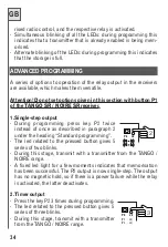 Preview for 34 page of Telcoma Automations NOIRE 2 Operating Handbook