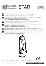 Preview for 1 page of Telcoma Automations STAR1E Instruction Handbook And Spare Parts Catalogue