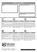 Preview for 24 page of Telcoma Automations STAR1E Instruction Handbook And Spare Parts Catalogue