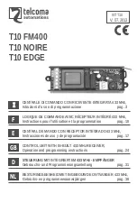 Preview for 1 page of Telcoma Automations T10 EDGE Operation And Programming Instructions