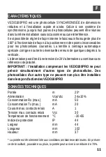 Preview for 11 page of Telcoma Automations VEDO180 PRO Operation And Programming Instructions