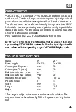 Preview for 21 page of Telcoma Automations VEDO180 PRO Operation And Programming Instructions