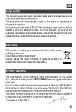 Preview for 25 page of Telcoma Automations VEDO180 PRO Operation And Programming Instructions