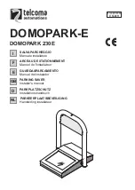 Telcoma DOMOPARK 230E Installer Manual preview