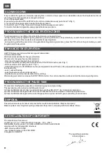 Preview for 38 page of Telcoma EVO1200 Operation And Programming Instructions