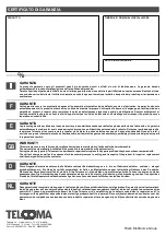 Preview for 56 page of Telcoma EVO1200 Operation And Programming Instructions