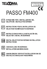 Preview for 1 page of Telcoma PASSO FM400 Instructions Manual