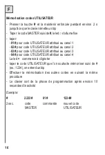 Preview for 16 page of Telcoma PASSO FM400 Instructions Manual