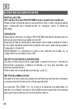 Preview for 28 page of Telcoma PASSO FM400 Instructions Manual