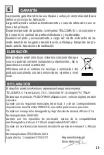 Preview for 29 page of Telcoma PASSO FM400 Instructions Manual