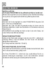 Preview for 46 page of Telcoma PASSO FM400 Instructions Manual