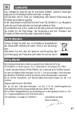 Preview for 47 page of Telcoma PASSO FM400 Instructions Manual