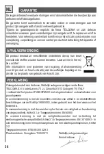 Preview for 56 page of Telcoma PASSO FM400 Instructions Manual