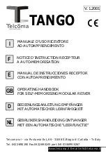 Preview for 1 page of Telcoma TANGO 2 Operating Handbook