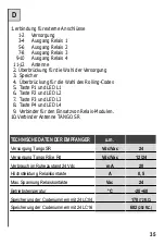 Preview for 35 page of Telcoma TANGO 2 Operating Handbook