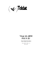 Preview for 1 page of Teldat VisorALARM PLUS 2U Operating Instructions Manual