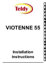 Teldy VIOTENNE 55 Installation Instructions Manual preview