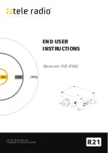 Tele Radio R21-RS02 User Instructions предпросмотр