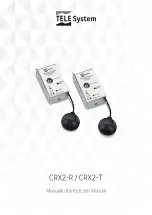 Предварительный просмотр 1 страницы Tele System CRX2-R User Manual