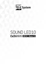 Tele System SOUND LED10 Manual предпросмотр