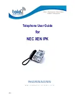 Preview for 1 page of tele2 NEC XEN IPK User Manual