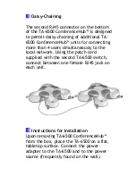 Preview for 8 page of TeleAdapt ConferenceHub TA-6500 User Manual