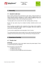 Preview for 6 page of TeleAlarm RM-LES900 Operating Instructions Manual