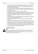 Предварительный просмотр 8 страницы TeleAlarm TA74 User Manual