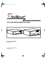 Предварительный просмотр 1 страницы Telebit NetBlazer 40i Installation Manual