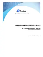 Telebyte GHN-AT-PROG-UPLC-3-SLOPE Reference Manual preview