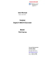 Preview for 1 page of Telecast TH-E Series User Manual