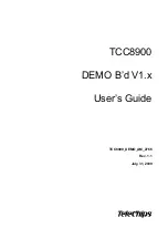 Предварительный просмотр 1 страницы TeleChips TCC8900 User Manual