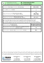 Preview for 12 page of TELECO AUTOMATION TVRGBDU868NT24 Manual