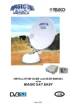 Teleco MAGIC SAT EASY Installation Manual And User'S Manual preview