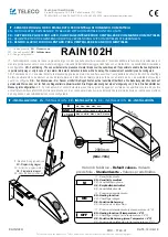 Teleco RAIN102H Installation preview