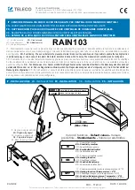 Предварительный просмотр 1 страницы Teleco RAIN103 Manual