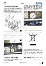 Preview for 21 page of Teleco Telair ENERGY 2510D Use And Maintenance Manual And Instructions For Installation